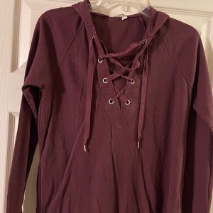 White crow lightweight hoodie